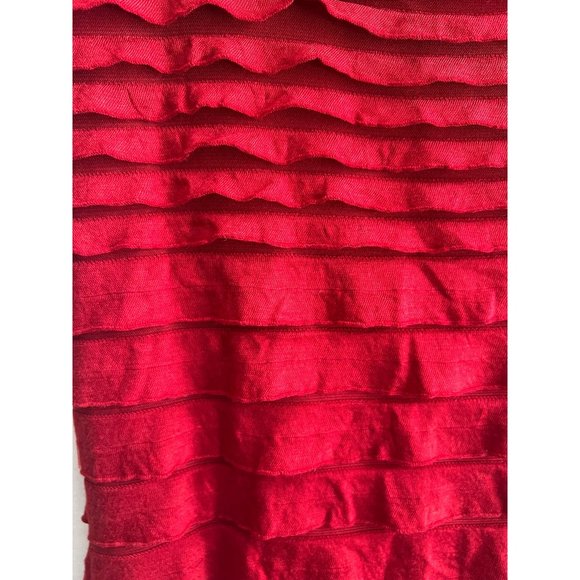 Max Studio NWT Hot Pink Ruffled Tank Top - Picture 3 of 4